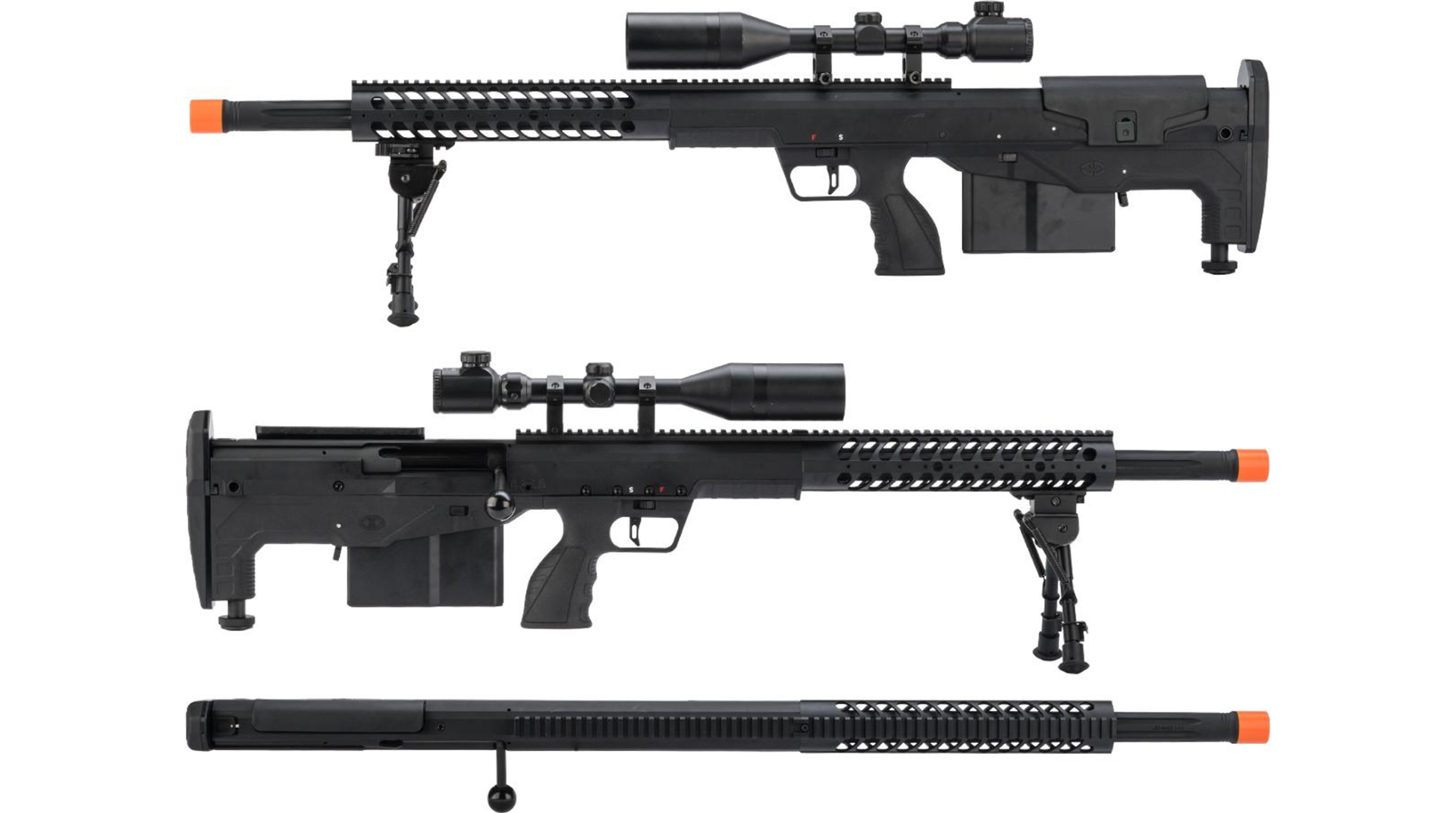 Desert Tech HTI, Black Stock Airsoft