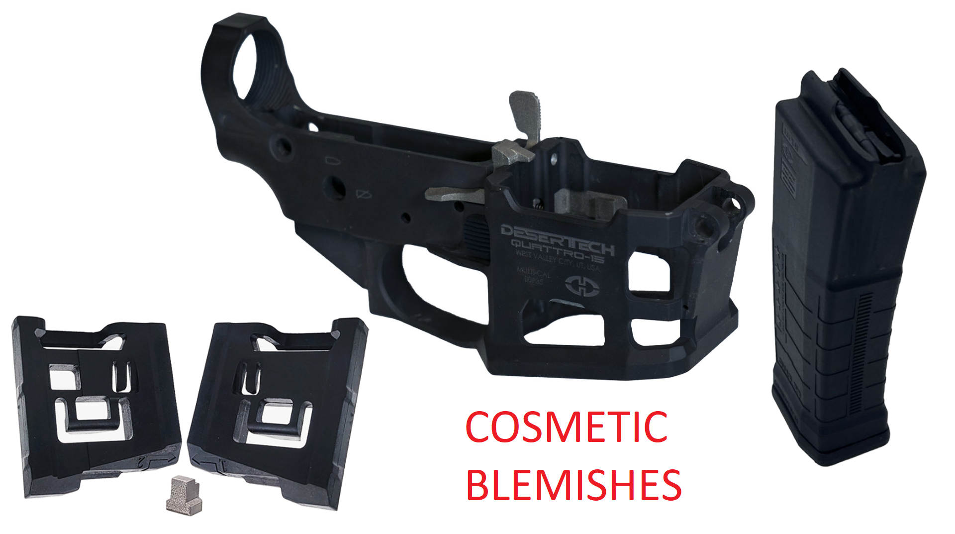Quattro-15 Lower Receiver Kit (COSMETIC BLEMISHES)