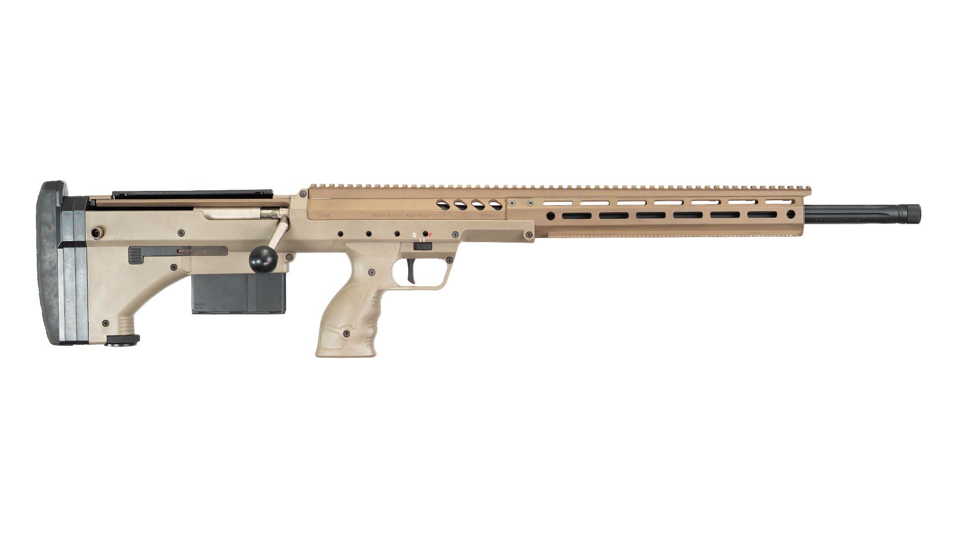 SRSM2 Rifle, Standard 65CM 26" 6rd FDE/FDE