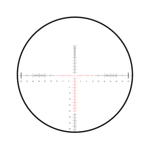 minute of angle increments