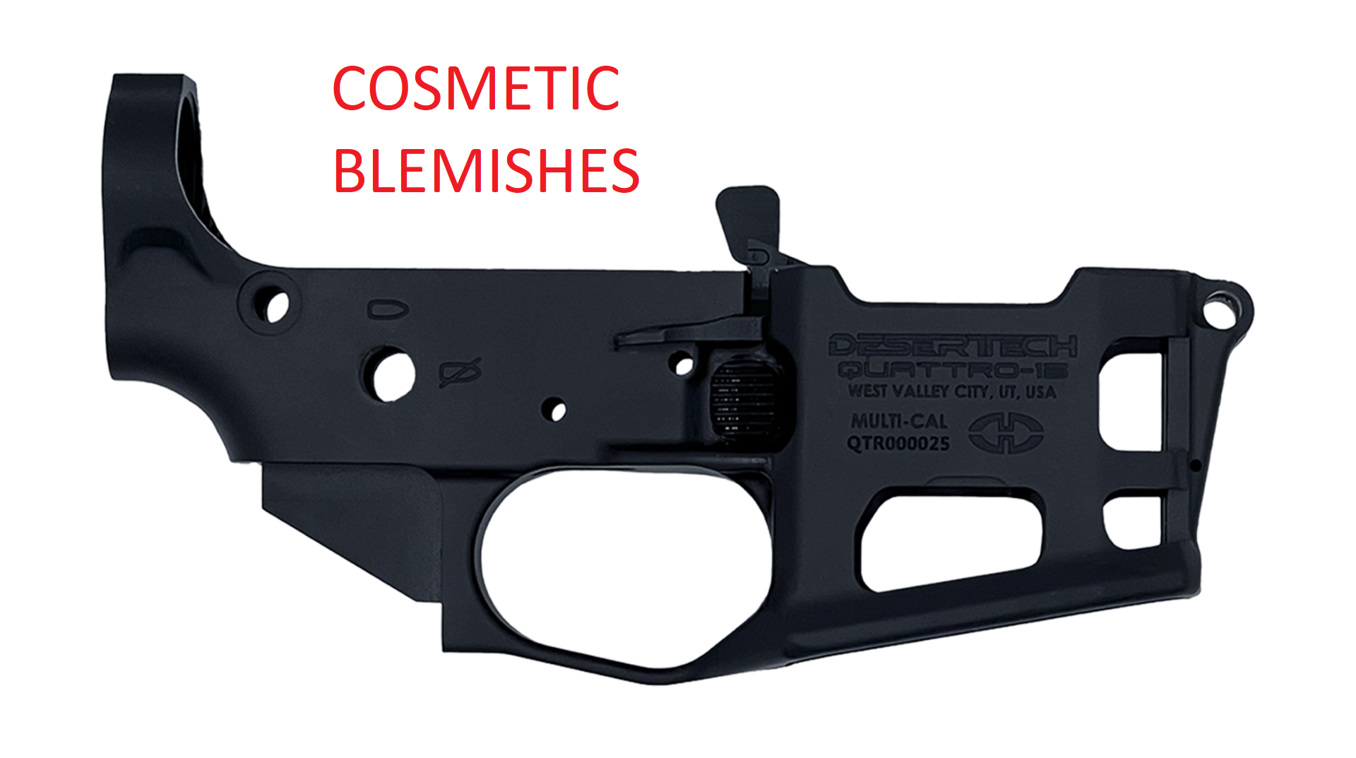 Quattro-15 Lower Receiver Kit (COSMETIC BLEMISHES)
