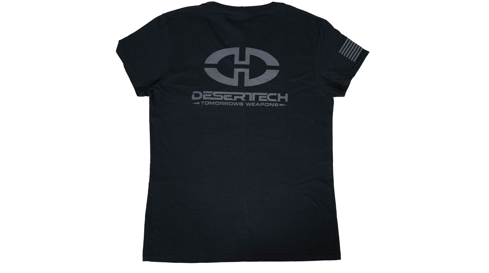 Shirt, Womens V-Neck Grey logo - Large
