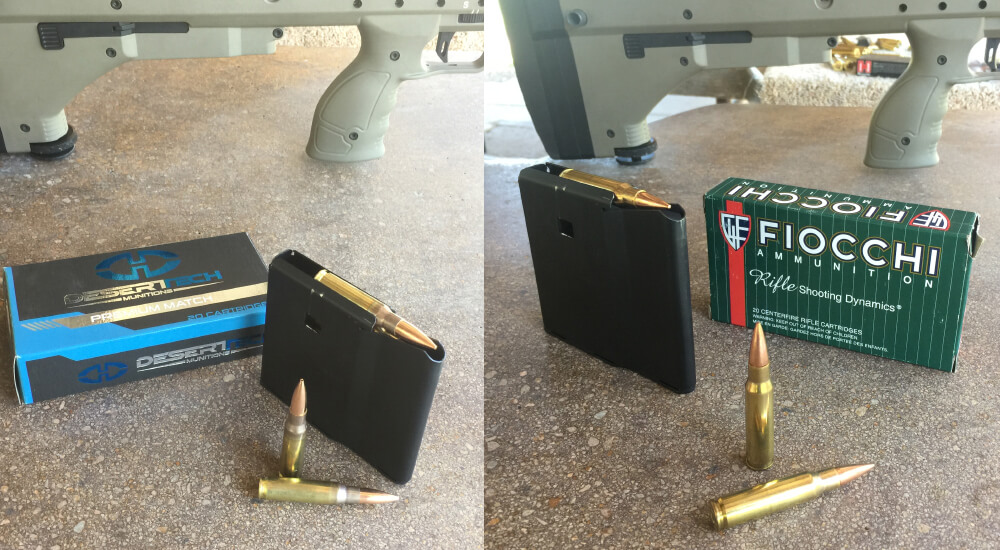 Desert Tech Ammunition.