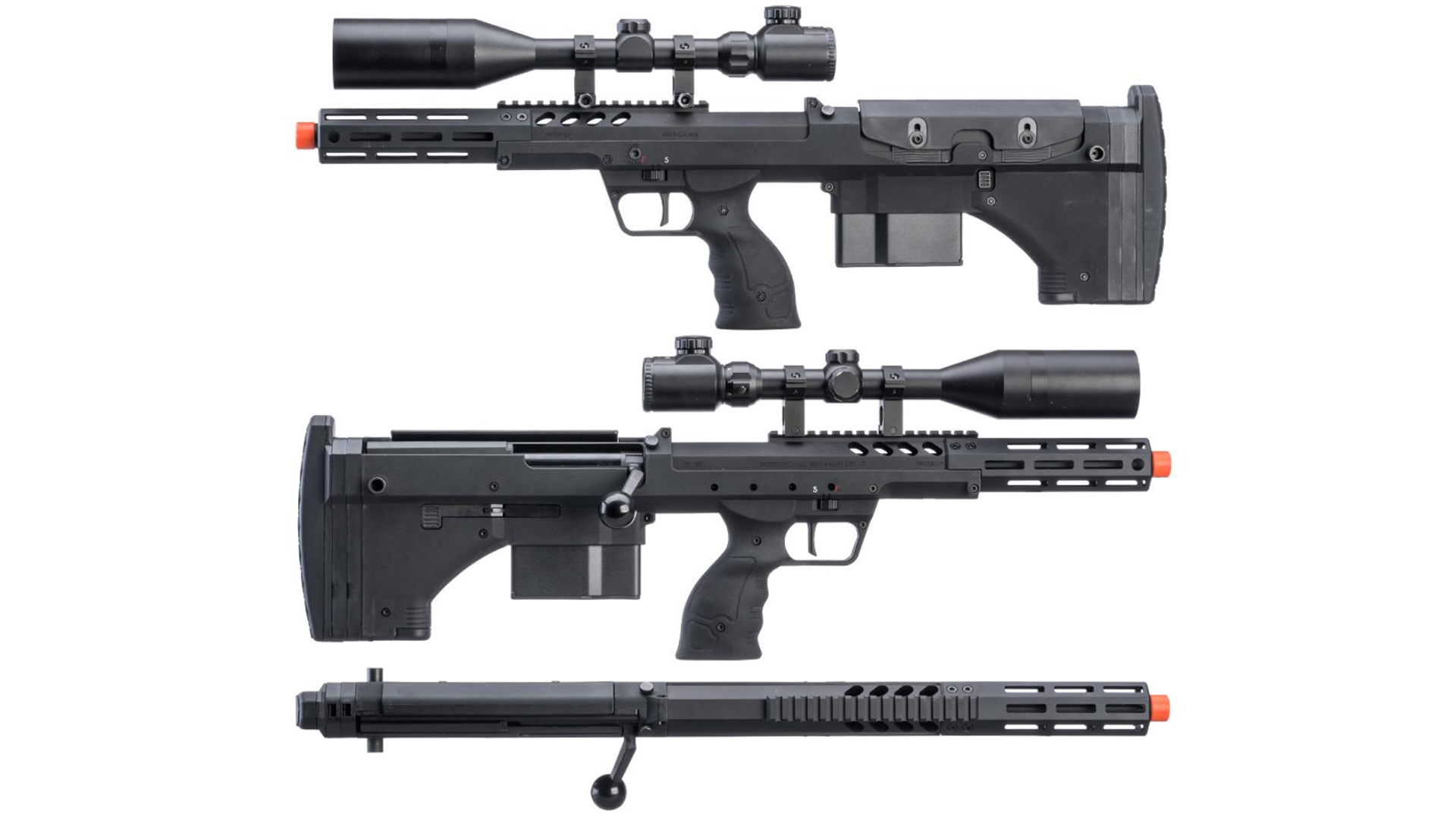 Desert Tech SRS A2/M2 Covert (16'', Black) Airsoft