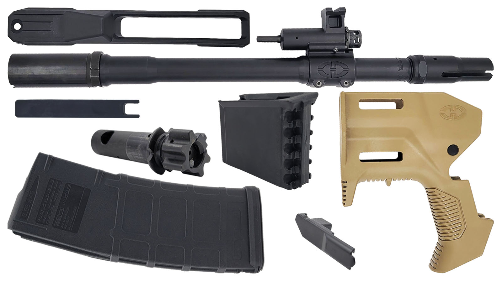 MDRx Conversion Kit, 556NATO 223Rem Micron 11.5" 30rd Side-Ejection FDE