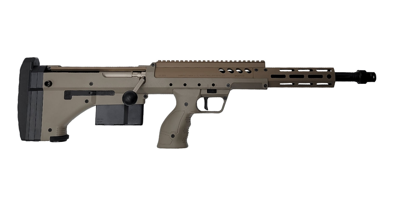 SRSA2 Rifle, Covert 300WM 18" 5rd FDE/FDE
