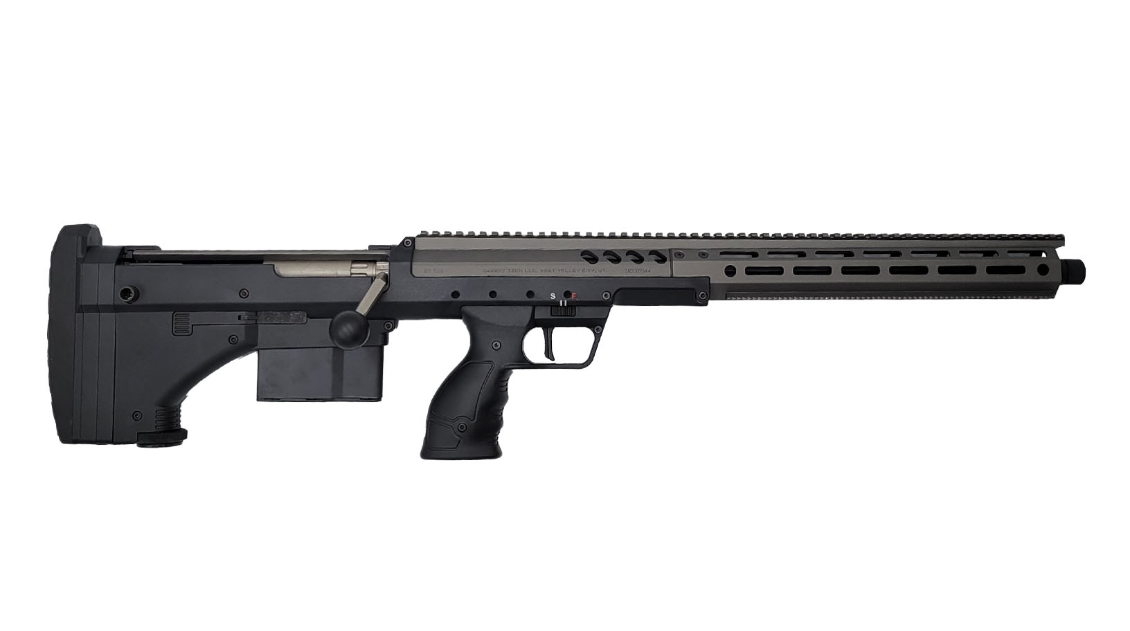 SRSM2 Rifle, Standard 308Win 22" 6rd Tungsten/BLK