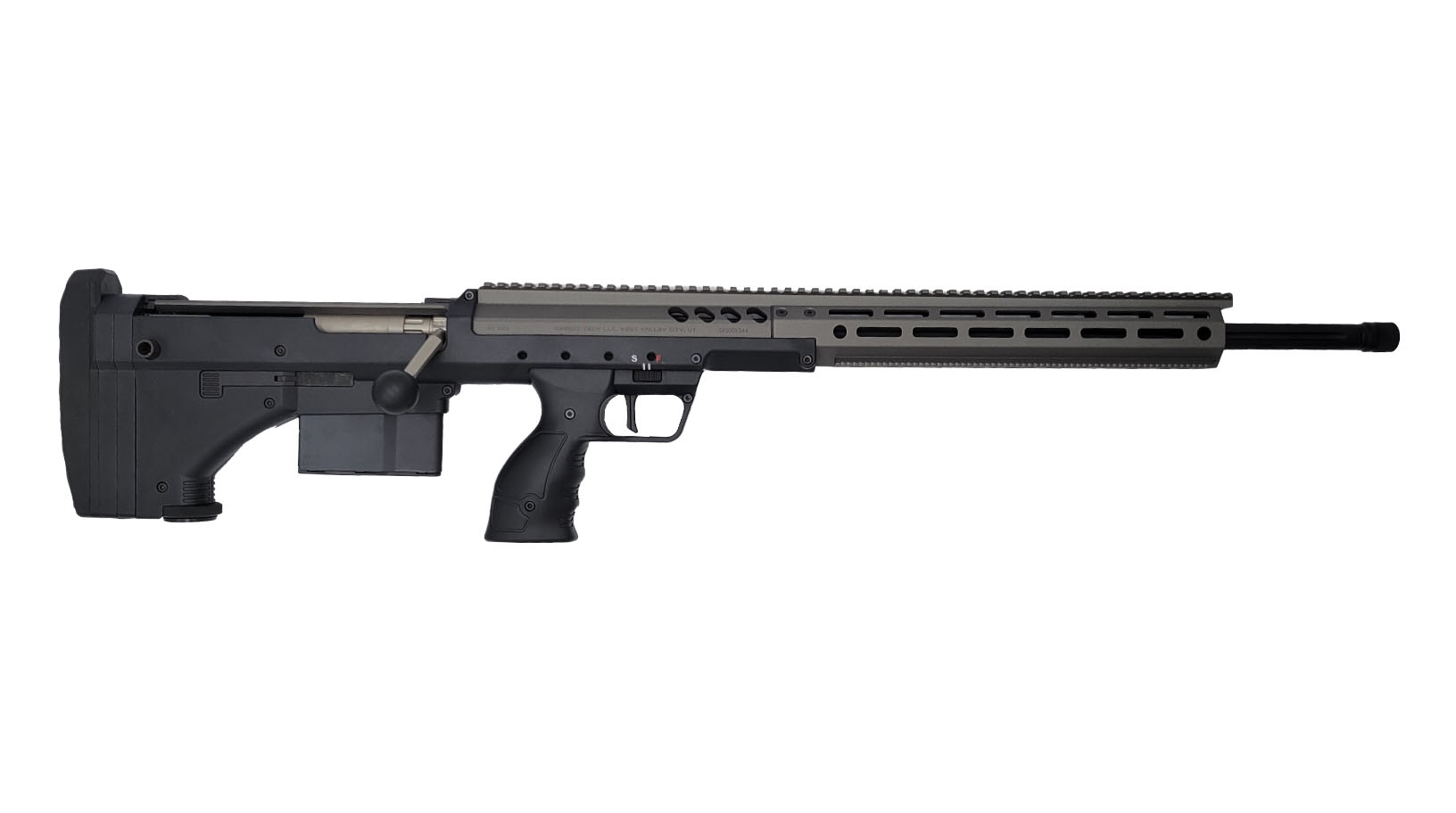 SRSM2 Rifle, Standard 308Win 26" 6rd Tungsten/BLK