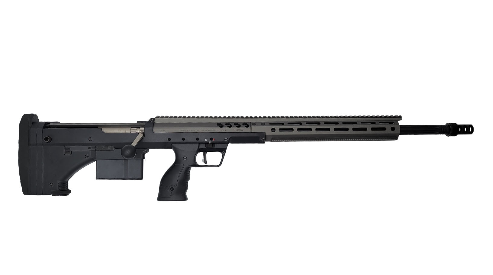 SRSM2 Rifle, Standard 338LM 26" 5rd Tungsten/BLK